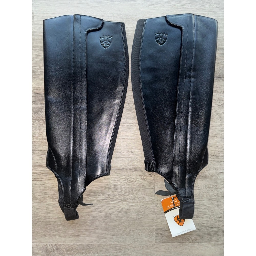NWT Ariat Leather Riding Chaps - Picture 2 of 5